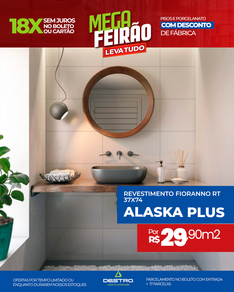 Revestimento Fioranno Alaska Plus 37x74